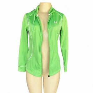 Under Armour Women's Vibrant Green Hoodie Jacket